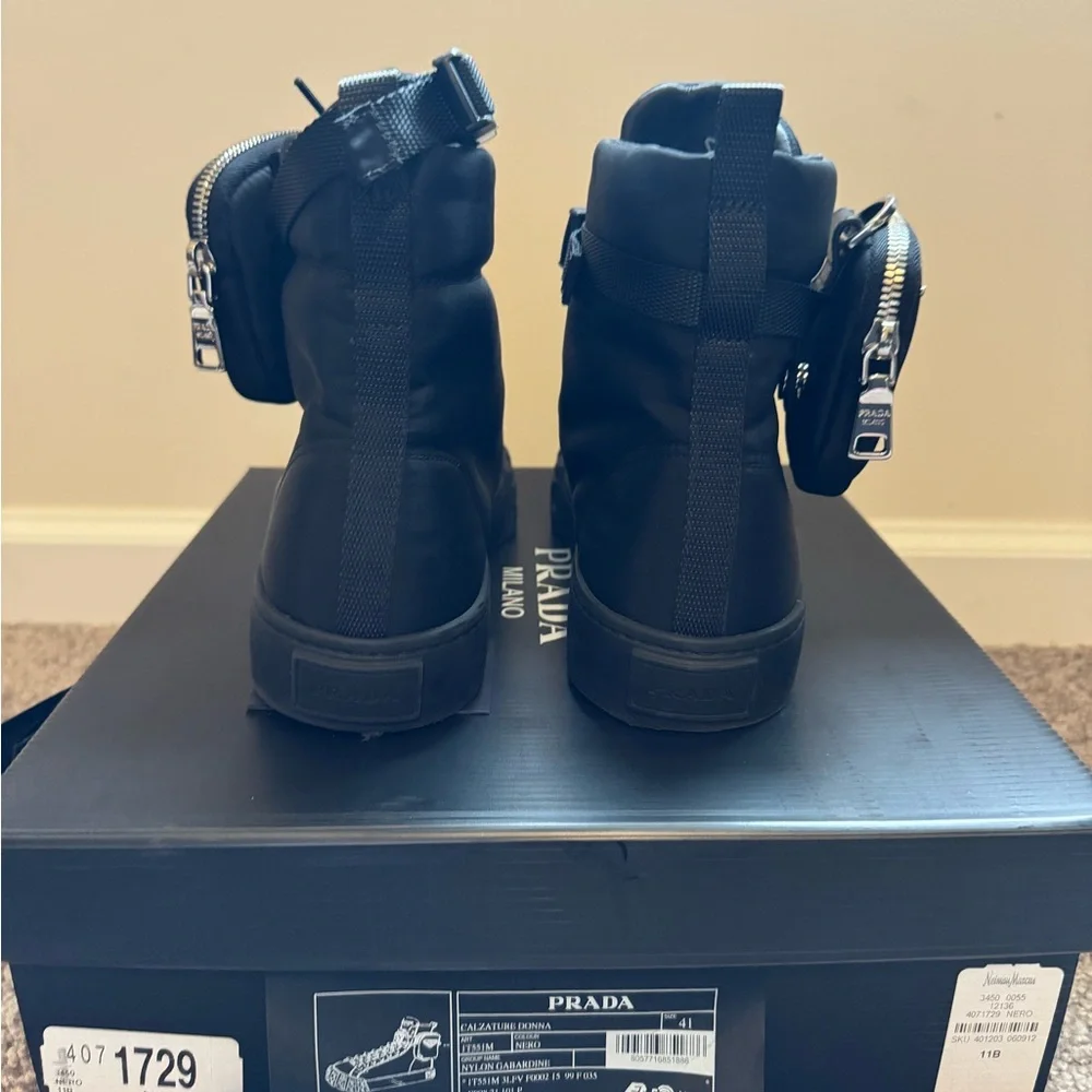 Prada Black High-Top Sneakers - Picture 6 of 11